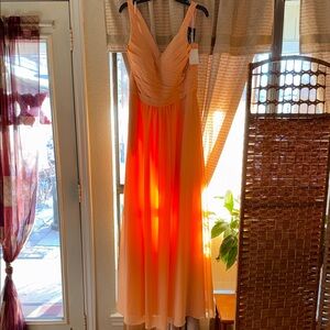 Brand New Chic Coral Maxi Dress